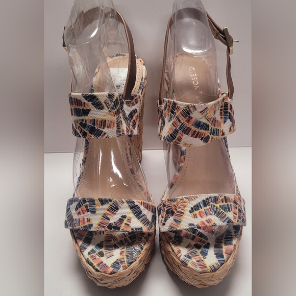 Gibson Latimer Shoes - Gibson Woven Multicolor Women's Sandals